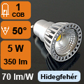 4. Chip On Board LED lámpa, 5 Watt, hideg fehér