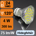 10. 5050 SMD LED (24 db), 4 Watt, hideg fehér